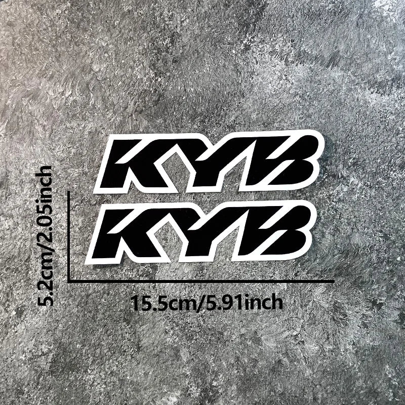 2PCS KYB Front Forks Stickers