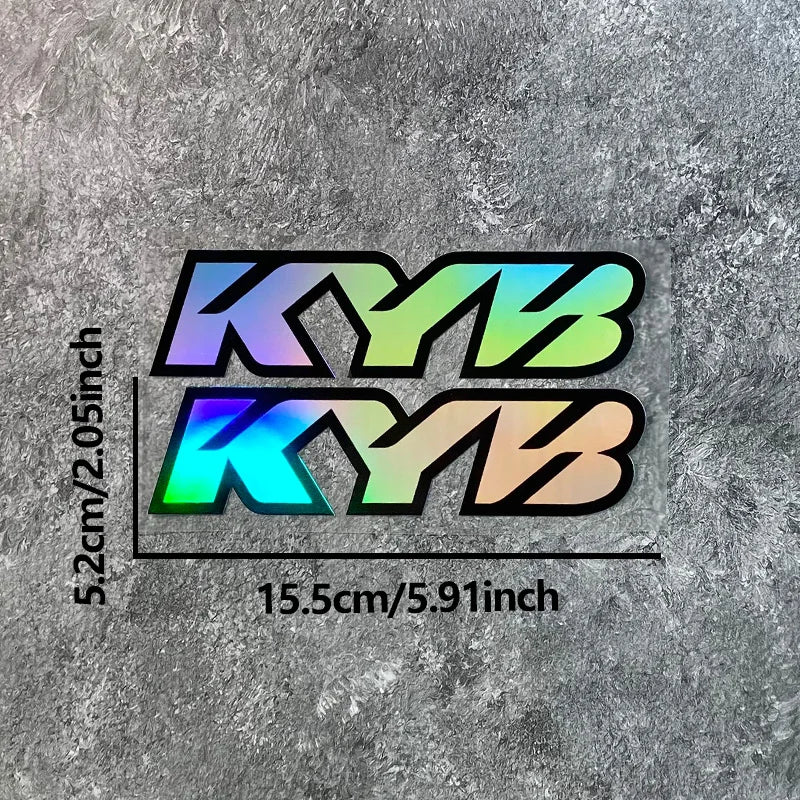 2PCS KYB Front Forks Stickers