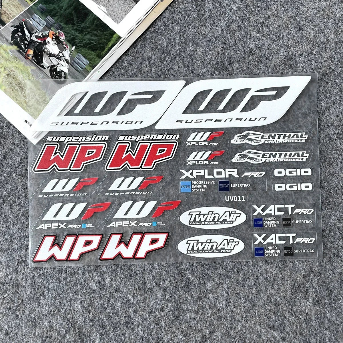 WP Suspension Front Forks Stickers