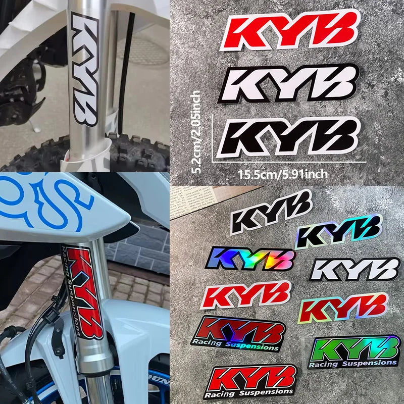 2PCS KYB Front Forks Stickers