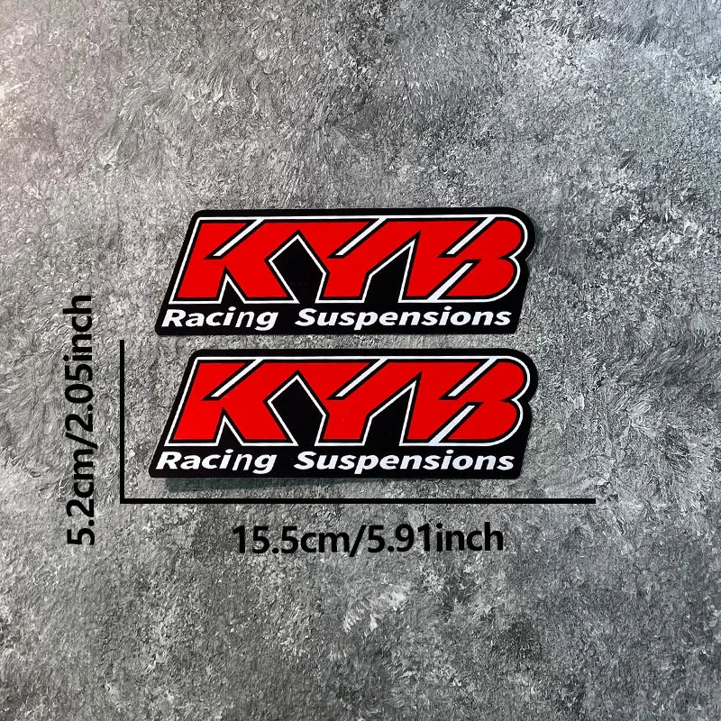 2PCS KYB Front Forks Stickers