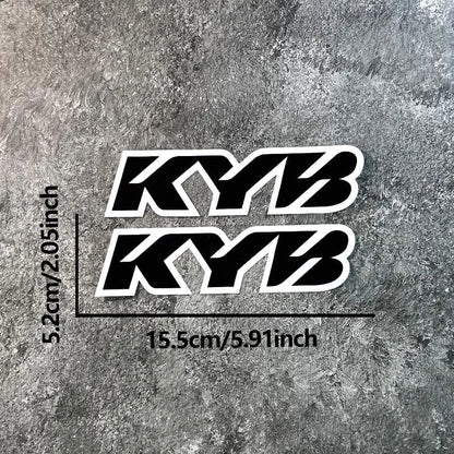 2PCS KYB Front Forks Stickers