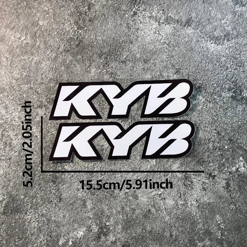2PCS KYB Front Forks Stickers