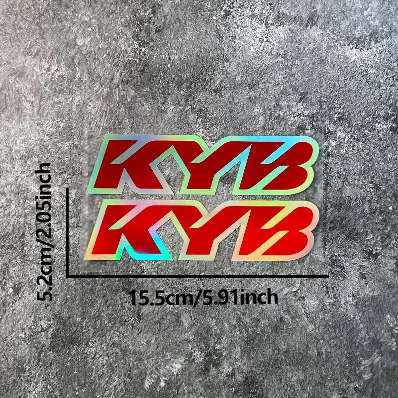 2PCS KYB Front Forks Stickers