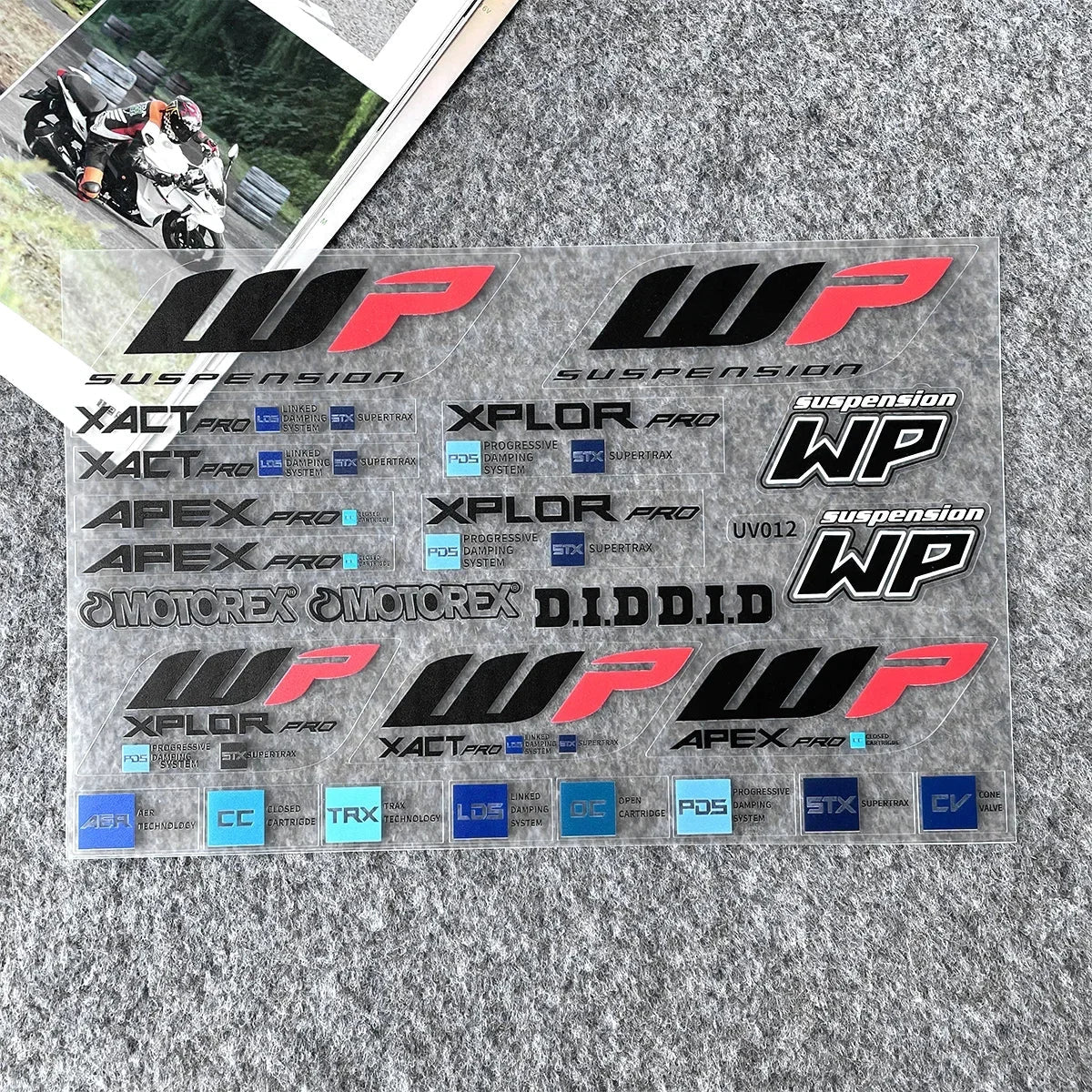 WP Suspension Front Forks Stickers