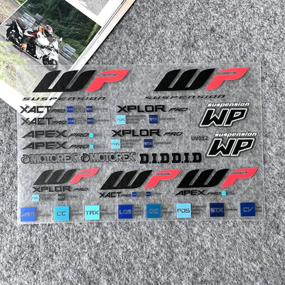 WP Suspension Front Forks Stickers