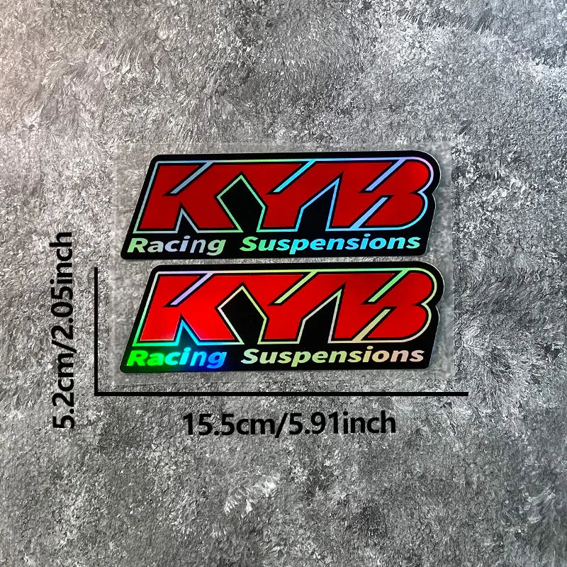 2PCS KYB Front Forks Stickers
